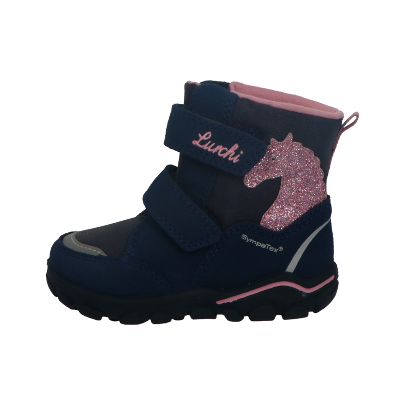 Dětská zimní obuv LURCHI 63L1083001 dkblue-pink