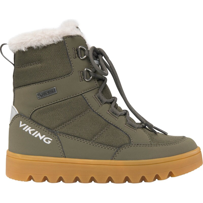 Dětská zimní obuv Viking 3-94720-9237 Fleek Warm GTX Zip Pine/Olive 108110518