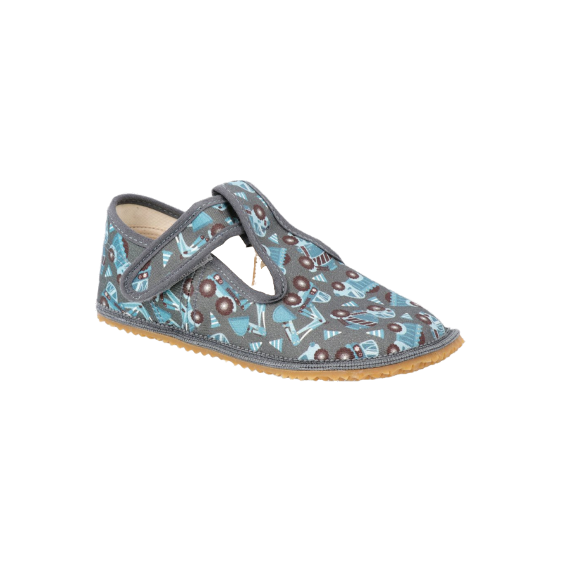 Dětské barefootové přezuvky BEDA BF 060010/W/OP Trucks ,pevný