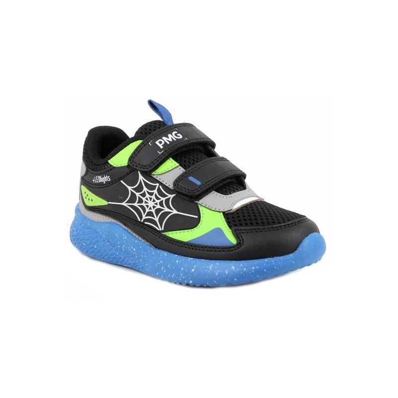 Dětská celoroční obuv Primigi 7966622 PNF BLACK-LIGHT GREY