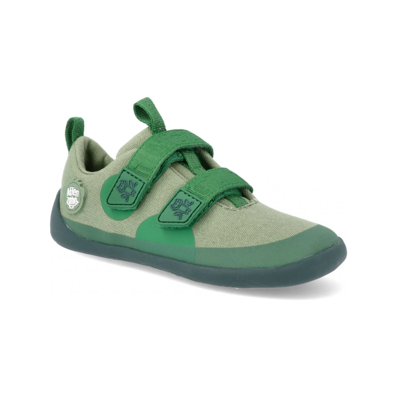 Dětské barefoot boty Affenzahn Sneaker Cotton Happy - Frog 00391