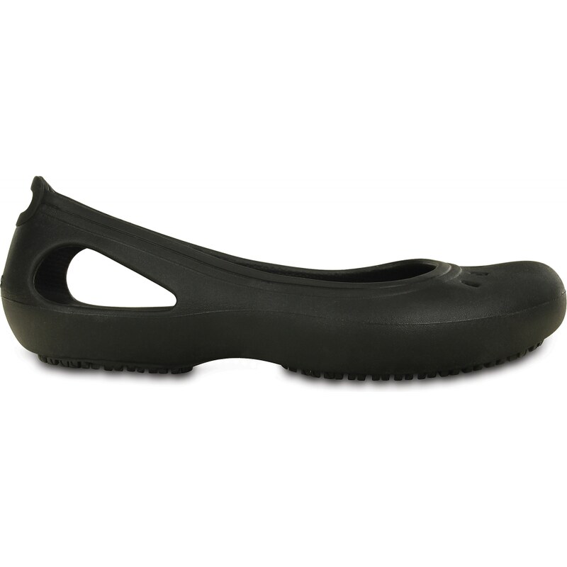 Crocs Flat Women Black Kadee Work