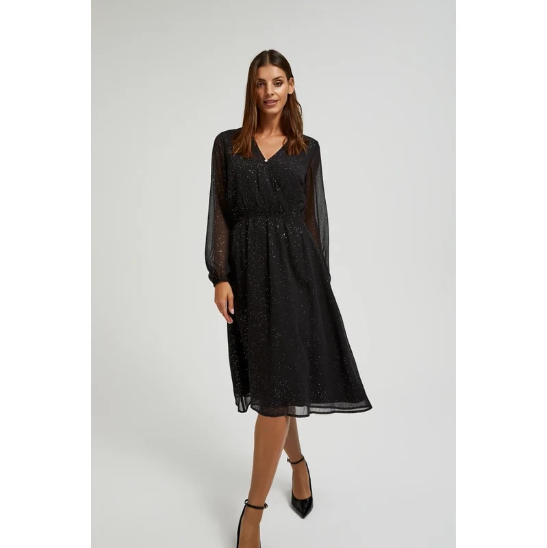 Marisse WOMENS DRESS L-SU-4606 BLACK