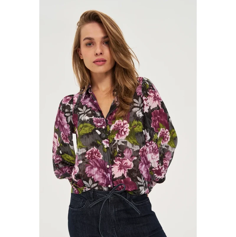Marisse WOMENS SHIRT Z-KO-4807 BLACK 108113131