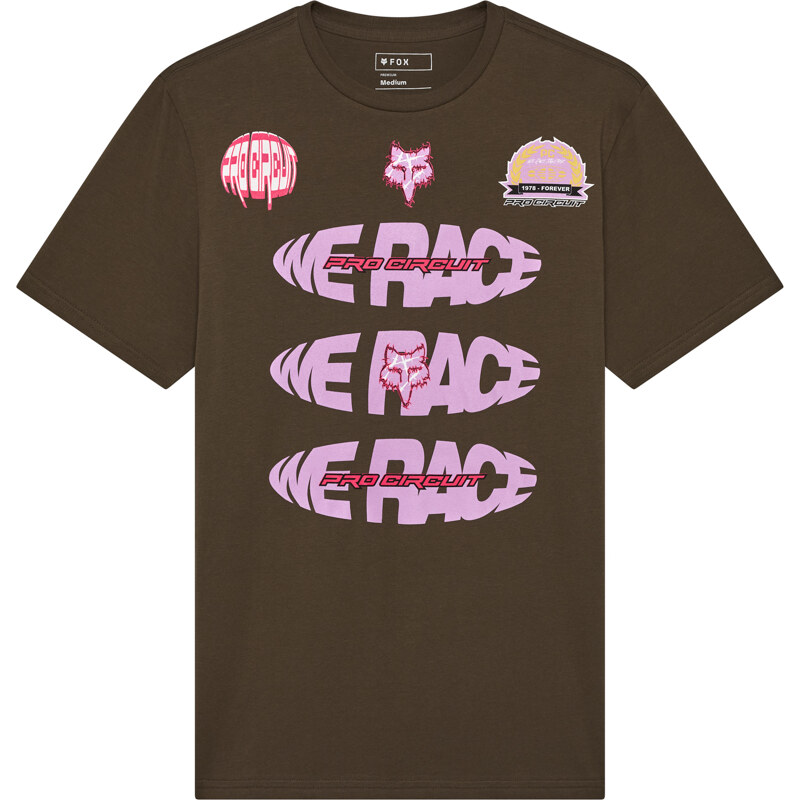 Pánské triko Fox Pro Circuit Ss Tee - Military
