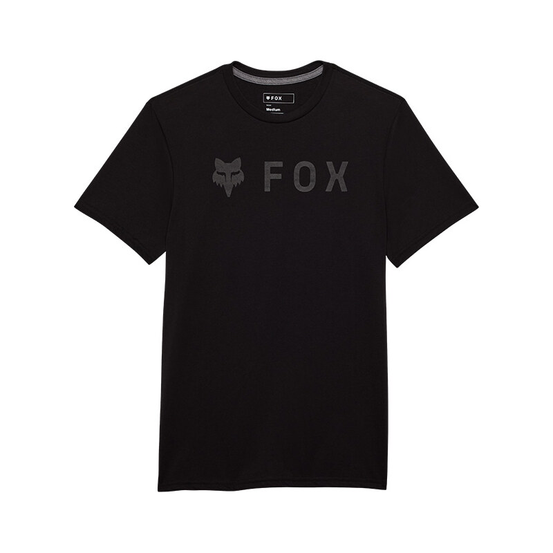 Pánské triko Fox Absolute Ss Tech Tee - Black/Black