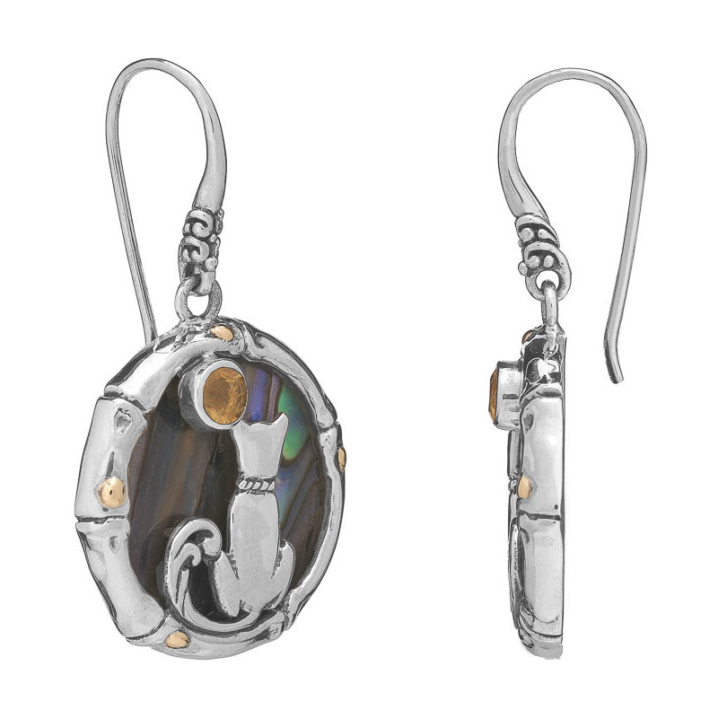 Buka Jewelry Perleťové náušnice Kucing 108116094