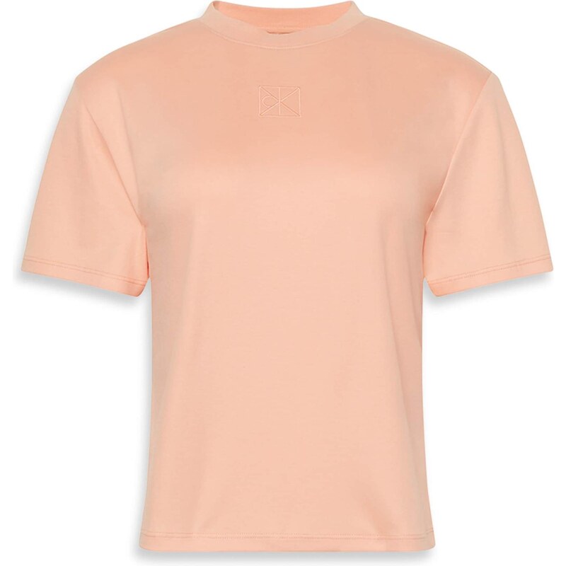 Calvin Klein Tričko pastelově oranžová