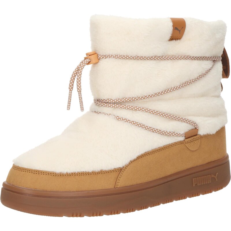 PUMA Sněhule 'Snowbae Suede' hnědá / bílá