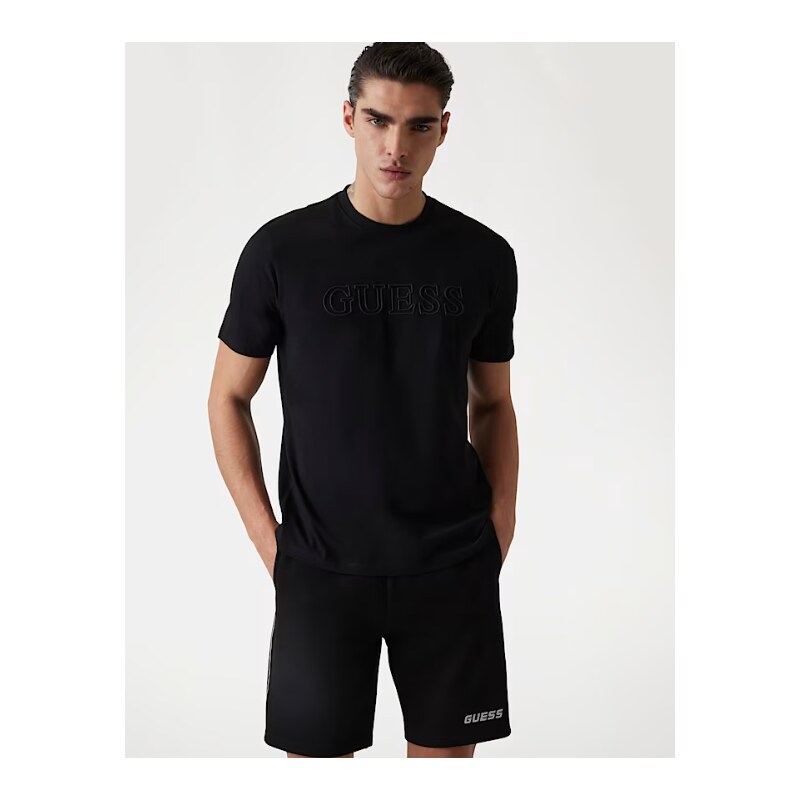 Guess ss alphy t-shirt BLACK
