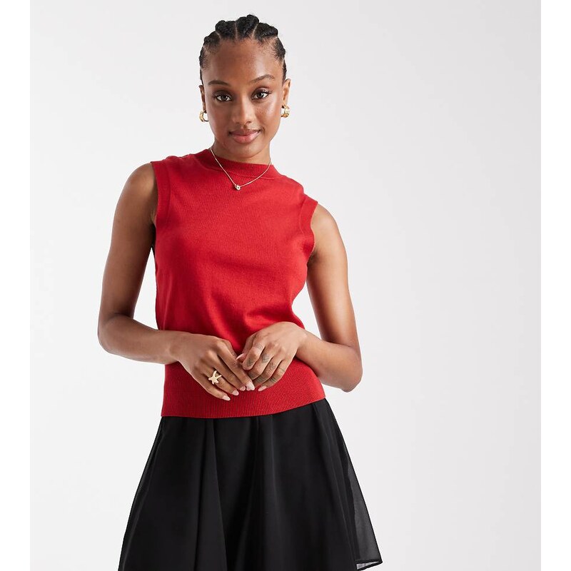 ASOS Tall ASOS DESIGN Tall flippy chiffon mini skirt in black 115511658