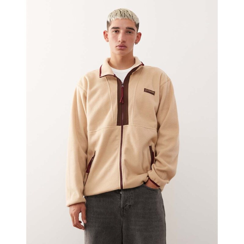Columbia Backbowl II Full Zip Fleece full zip fleece in beige