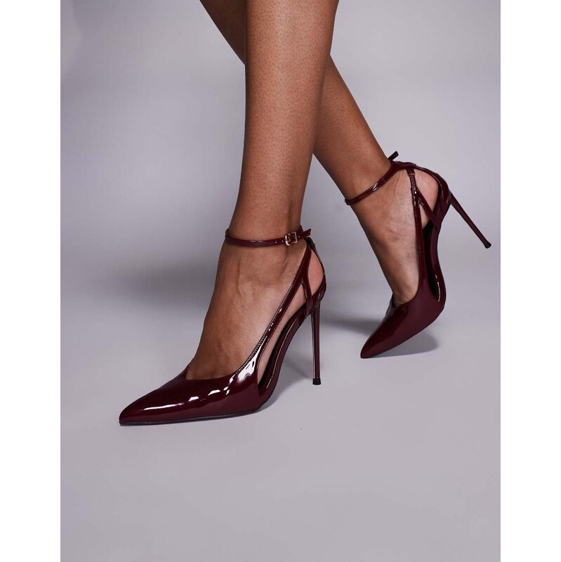 Public Desire Allegedly pointed toe court heeled shoes in
