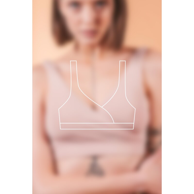 youngprimitive - Dámský top Kiara - nude pink 108119325