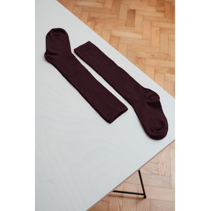 youngprimitive - Ponožky Podkolenky Merino - porto 108119643
