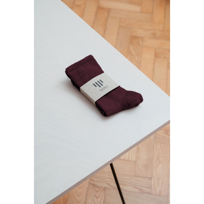 youngprimitive - Ponožky Fusky Merino - porto 108119644