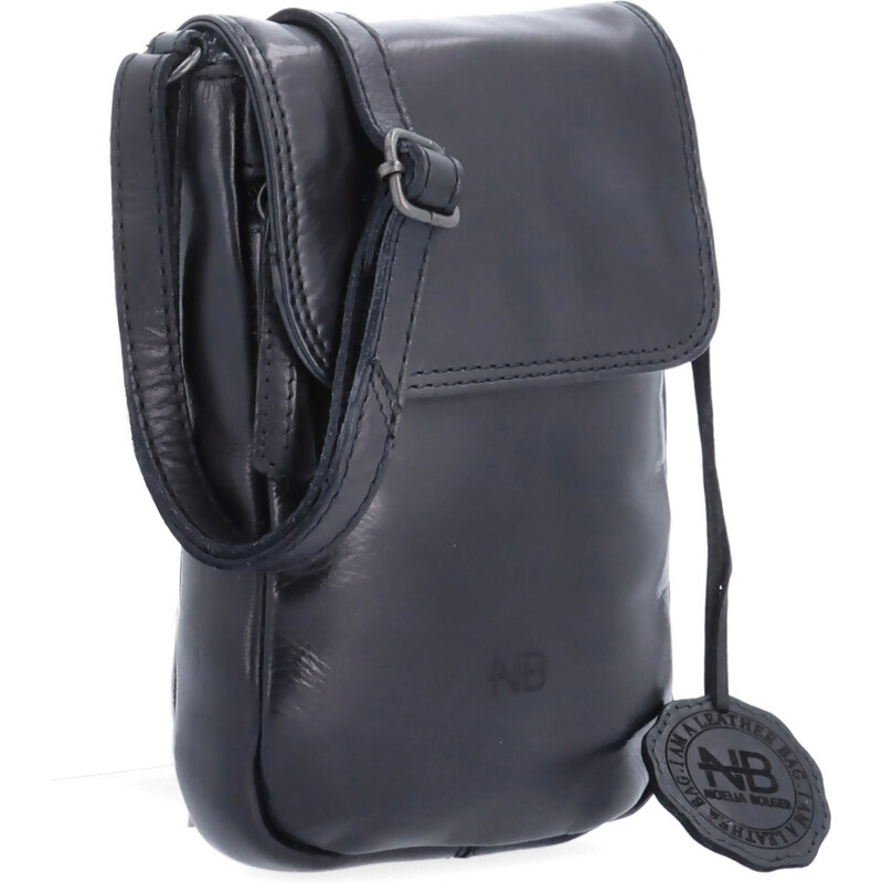 Kožená taška crossbody Noelia Bolger černá NB 2418 C