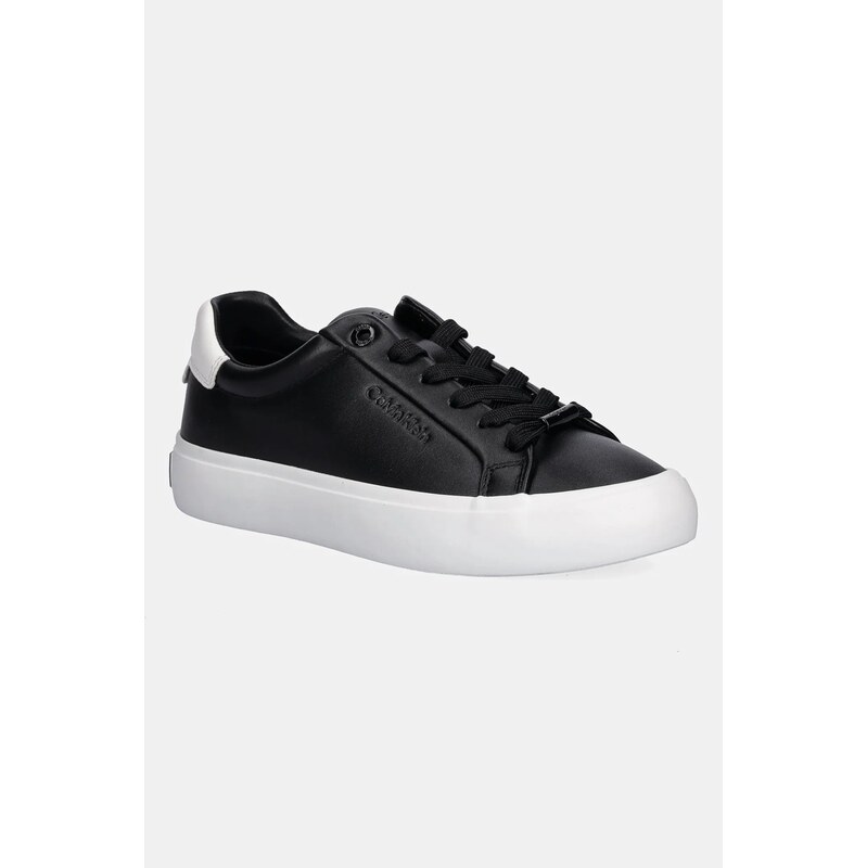 Kožené tenisky Calvin Klein LACE-UP SNEAKER LTH CK