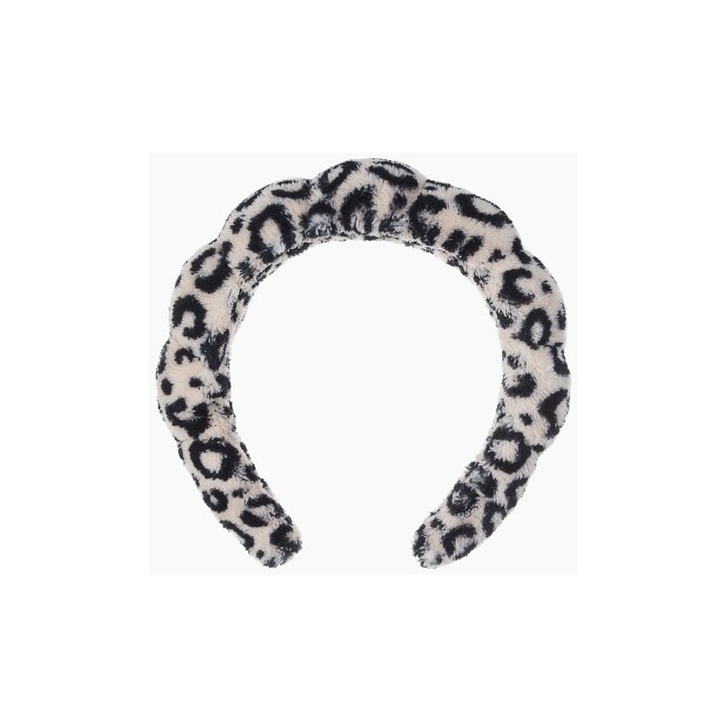 H&M - Huňatá kosmetická čelenka - šedá 108128165