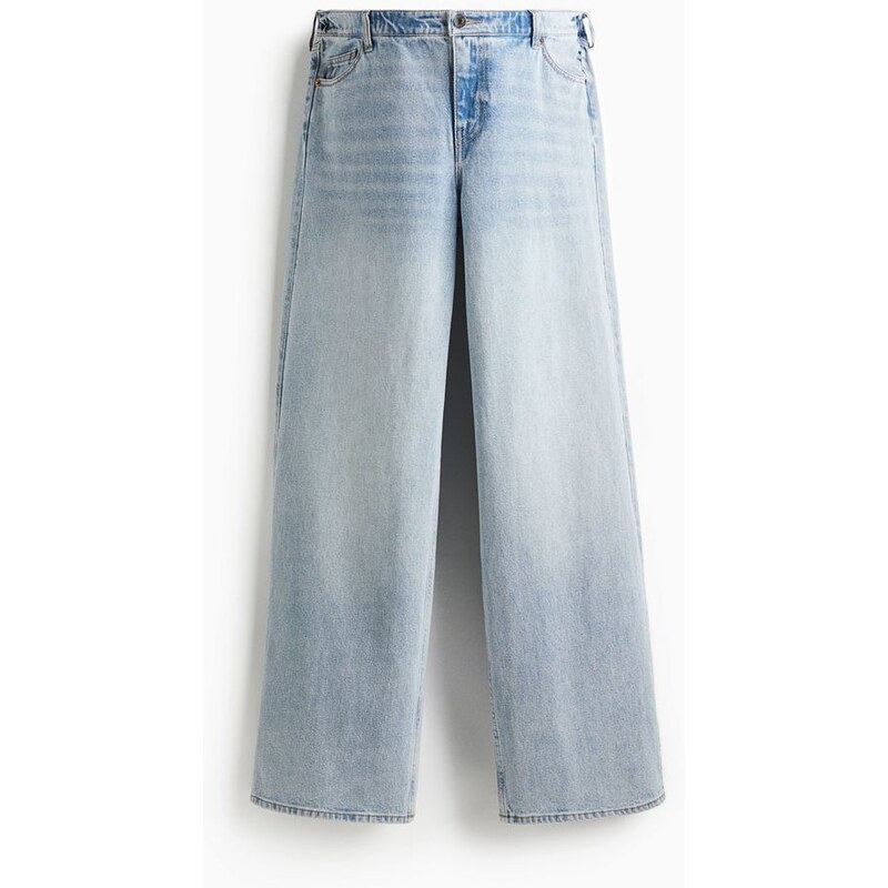 H&M - MAMA Široké džíny Before & After - Světlý Denim Blue