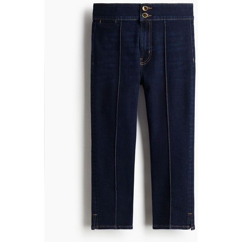 H&M - Skinny High Capri Jeans - modrá 108133524