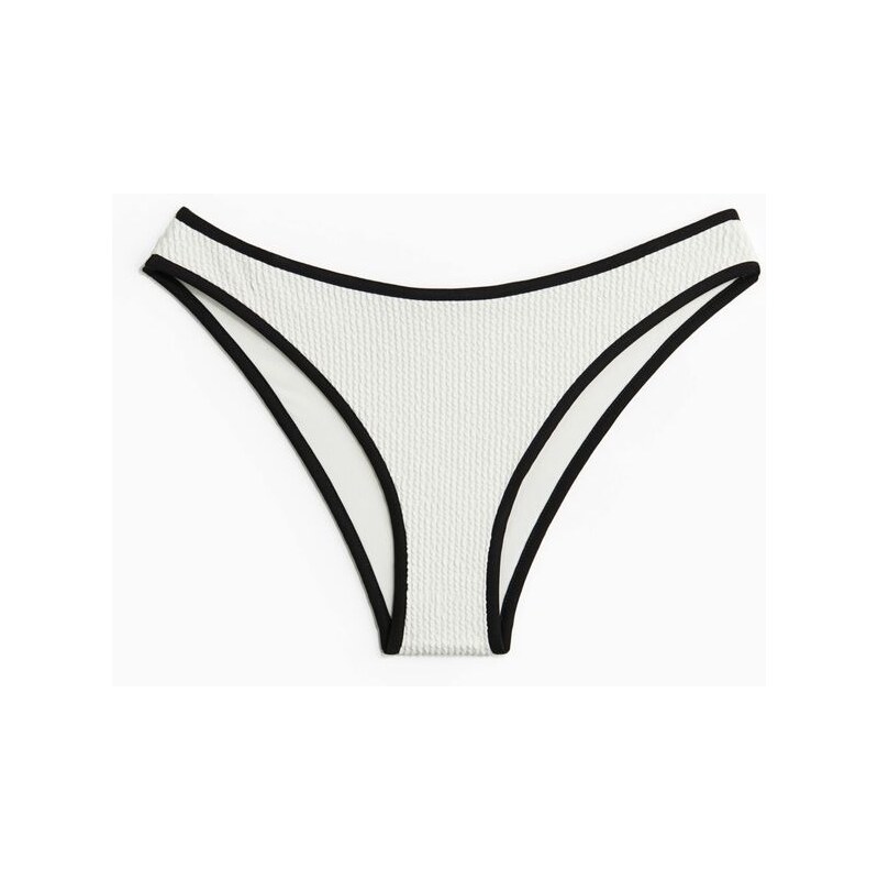 H&M - Bikinové kalhotky Cheeky - bílá 108133936