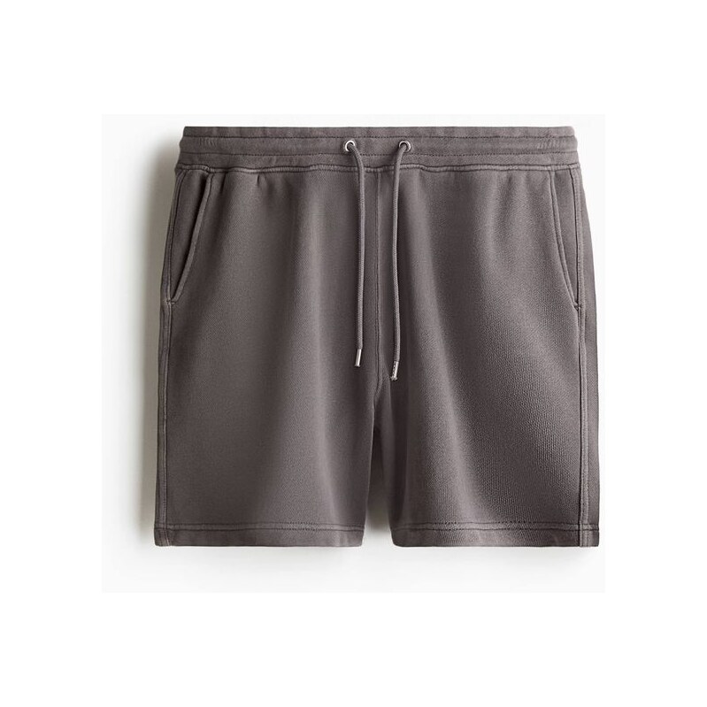 H&M - Teplákové šortky Regular Fit - Dark Grey
