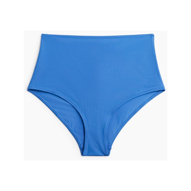H&M - Bikinové kalhotky High Waist - Modrá