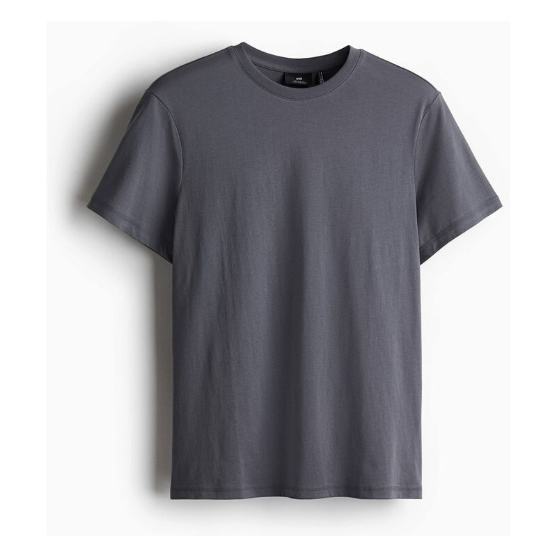 H&M - Tričko COOLMAX Regular Fit - Tmavě Šedá