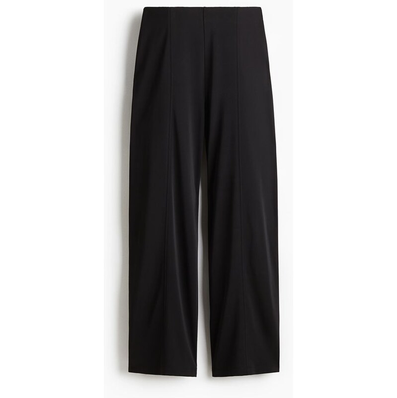 H&M - Široké kalhoty - Černá