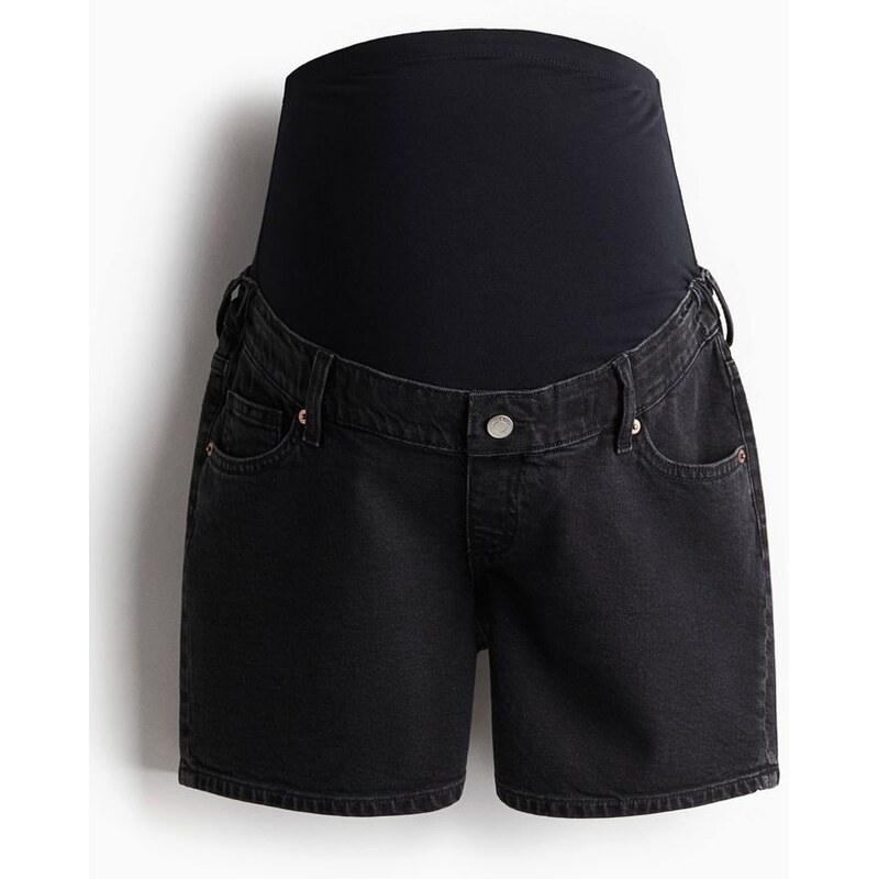H&M - MAMA Džínové šortky - šedá 108135072