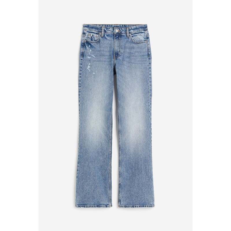 H&M - Bootcut High Jeans - modrá 108135238