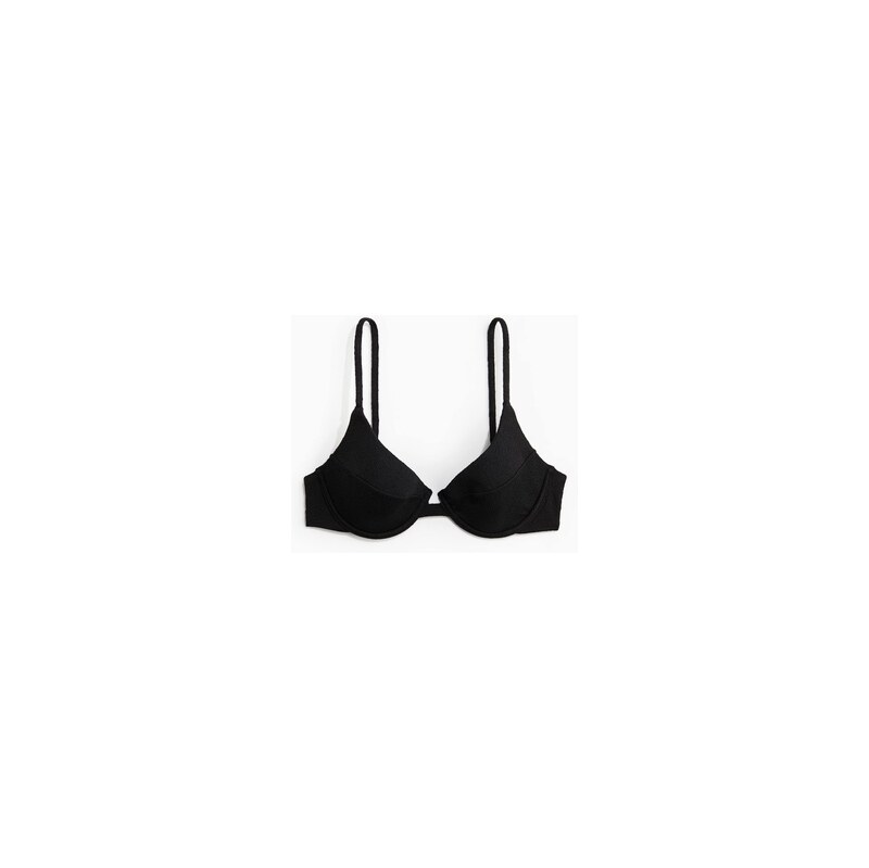 H&M - Vyztužená bikinová podprsenka - Černá