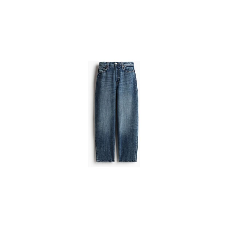H&M - Barrel High Jeans - Denim Blue