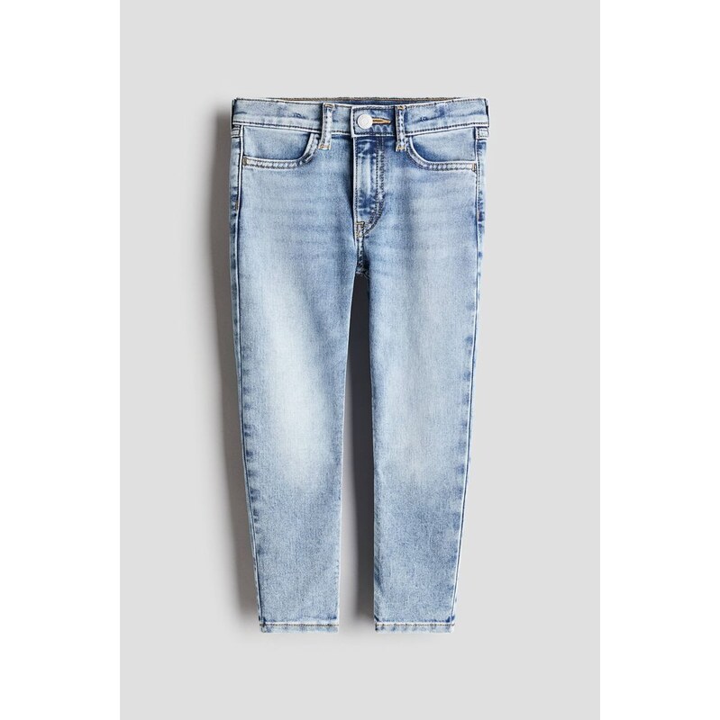 H&M - Super Soft Slim Fit Jeans - modrá 108135491