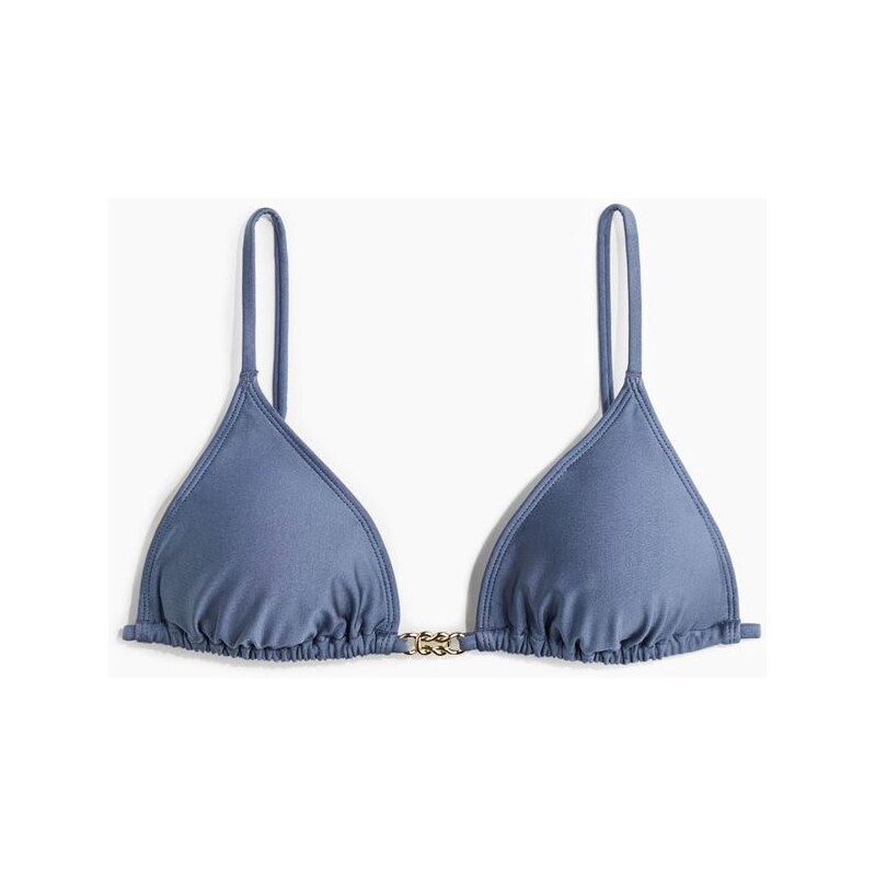 H&M - Vyztužená bikinová podprsenka - modrá 108135508
