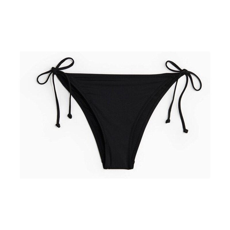 H&M - Zavazovací bikinové kalhotky tanga - černá 108135619