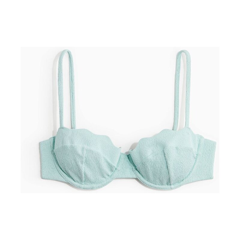 H&M - Bikinová balkonetka - tyrkysová 108135661