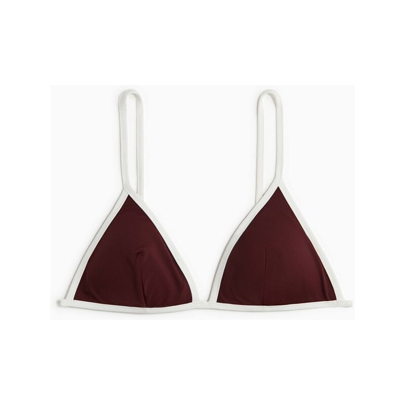 H&M - Vyztužená bikinová podprsenka - červená 108135749