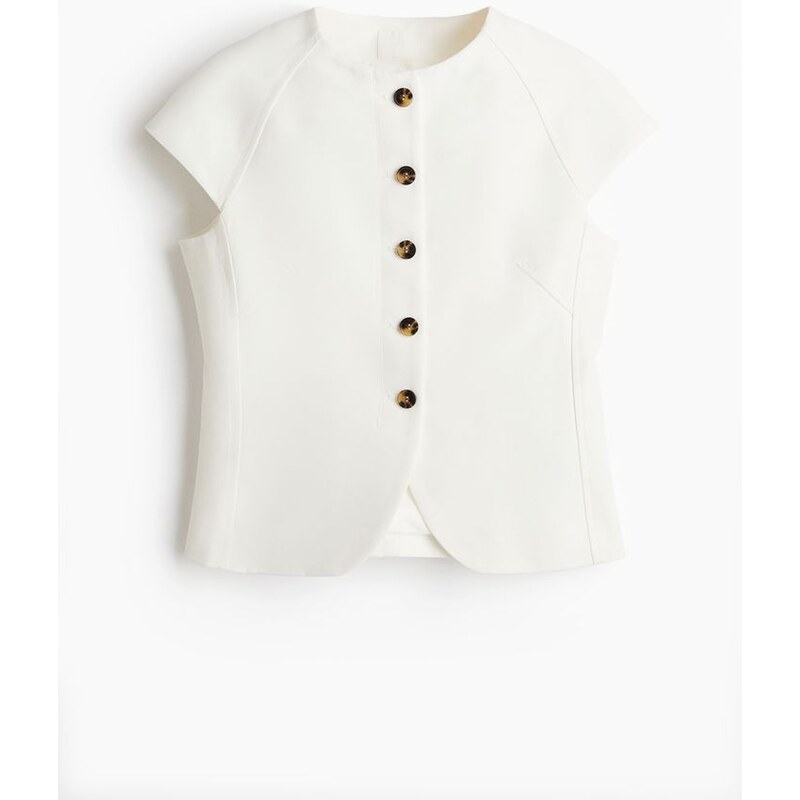 H&M - Propínací top - Bílá