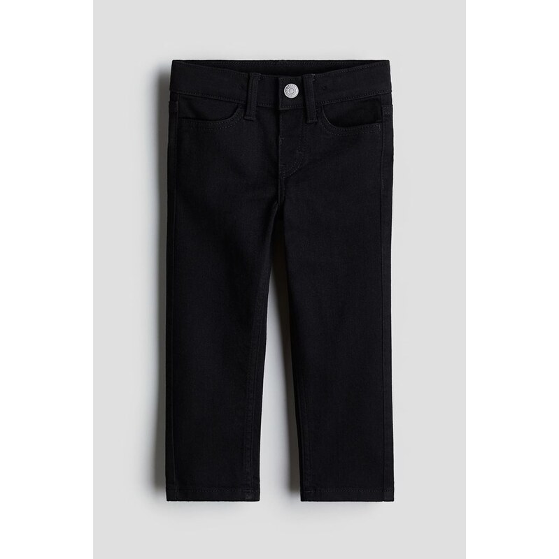 H&M - Superstretch Slim Fit Jeans - Černá