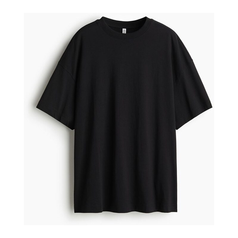 H&M - Oversized tričko - Černá