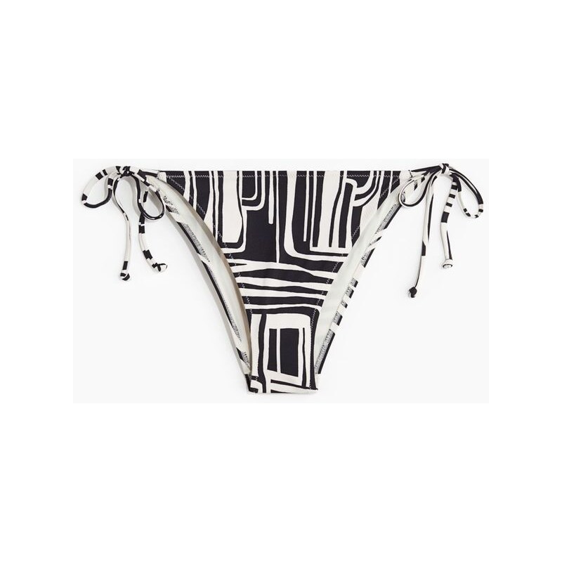 H&M - Zavazovací bikinové kalhotky tanga - černá 108135943