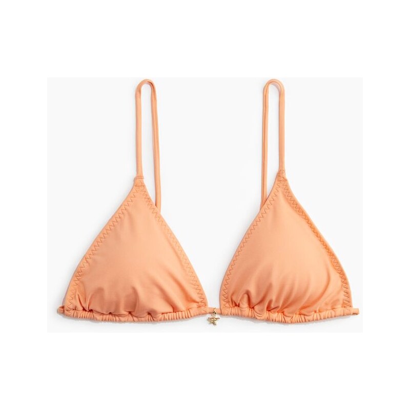H&M - Vyztužená bikinová podprsenka - oranžová 108136221