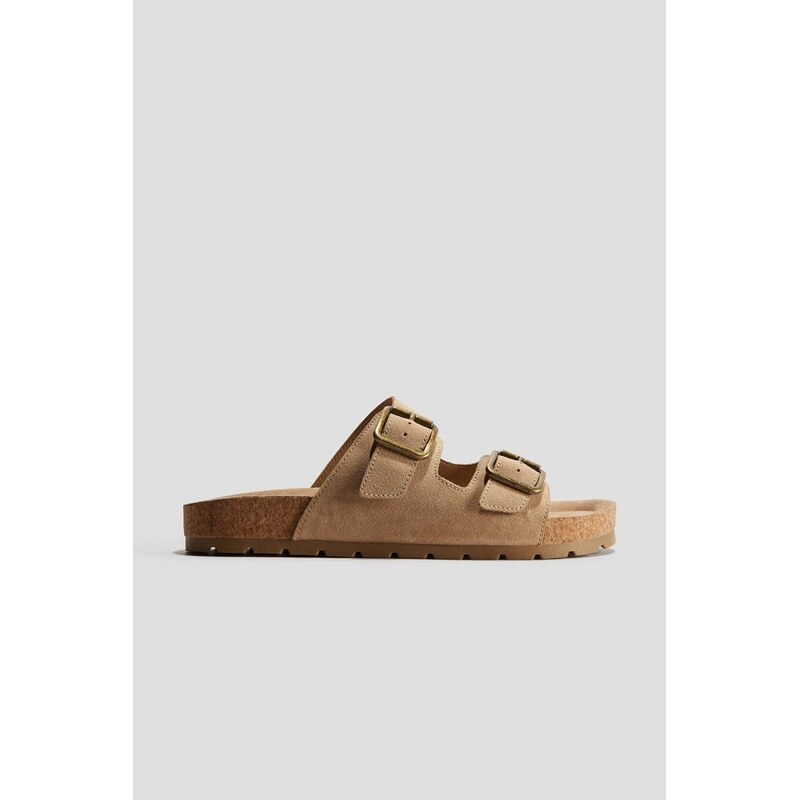 H&M - Dvoupáskové sandály - béžová 108136297