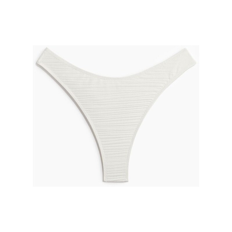 H&M - Bikinové kalhotky brazilian - bílá 108136440