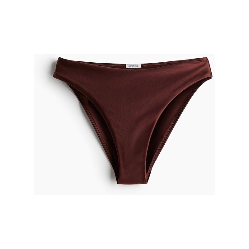 H&M - Bikinové kalhotky - Tmavě Hnědá