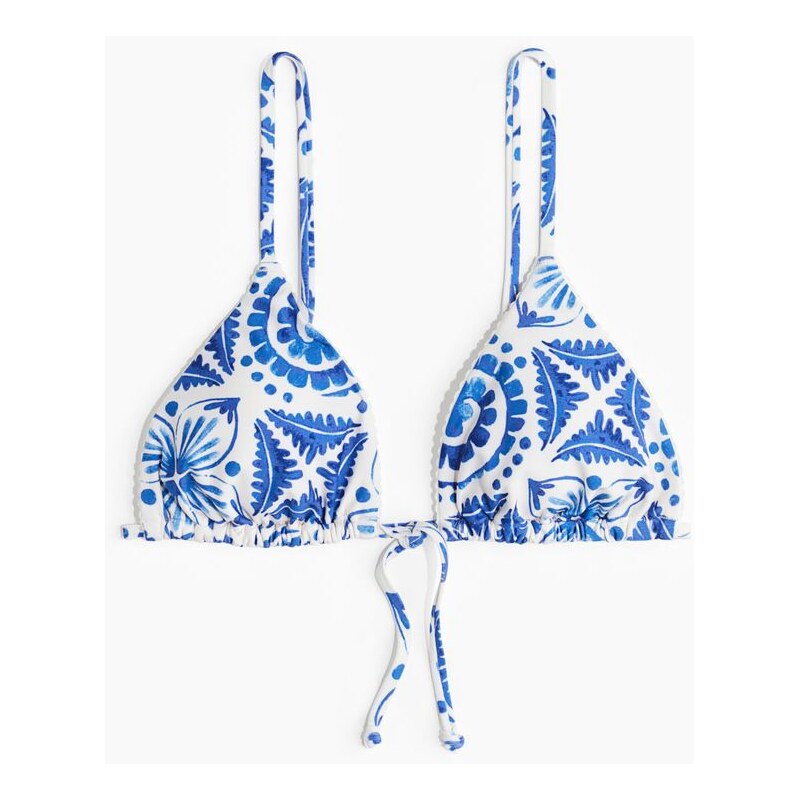 H&M - Vyztužená bikinová podprsenka - modrá 108136501
