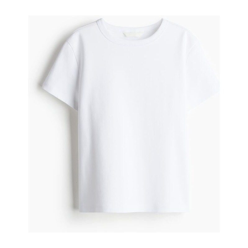 H&M - Bavlněné tričko - bílá 108136525