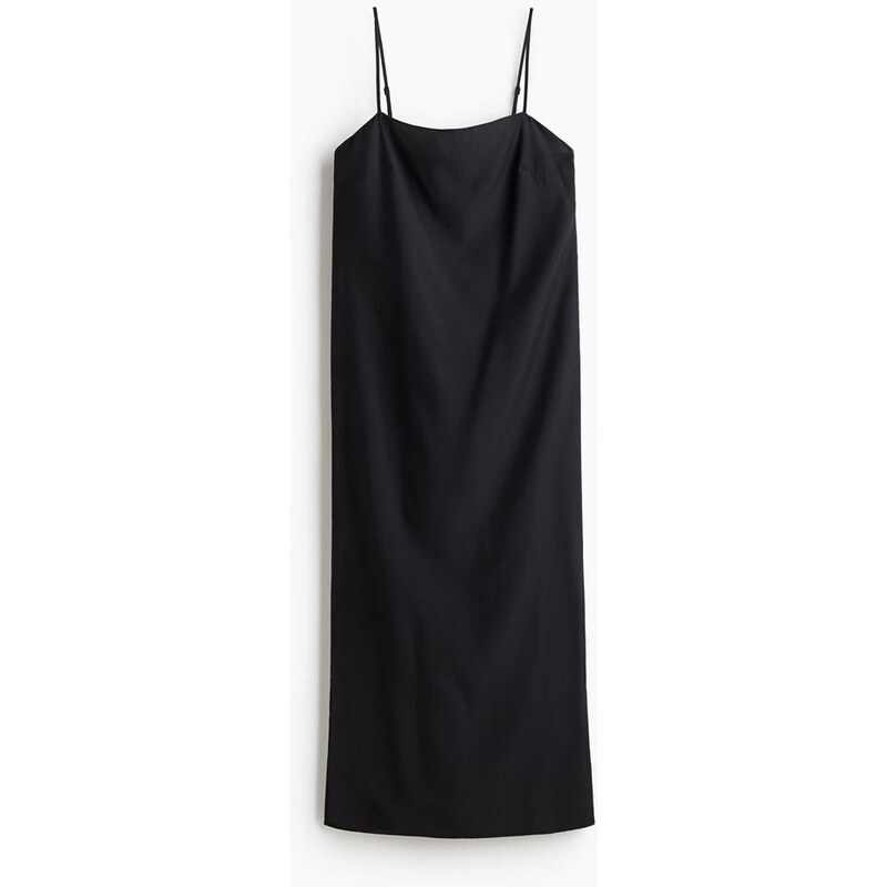 H&M - Šaty na ramínka - Černá